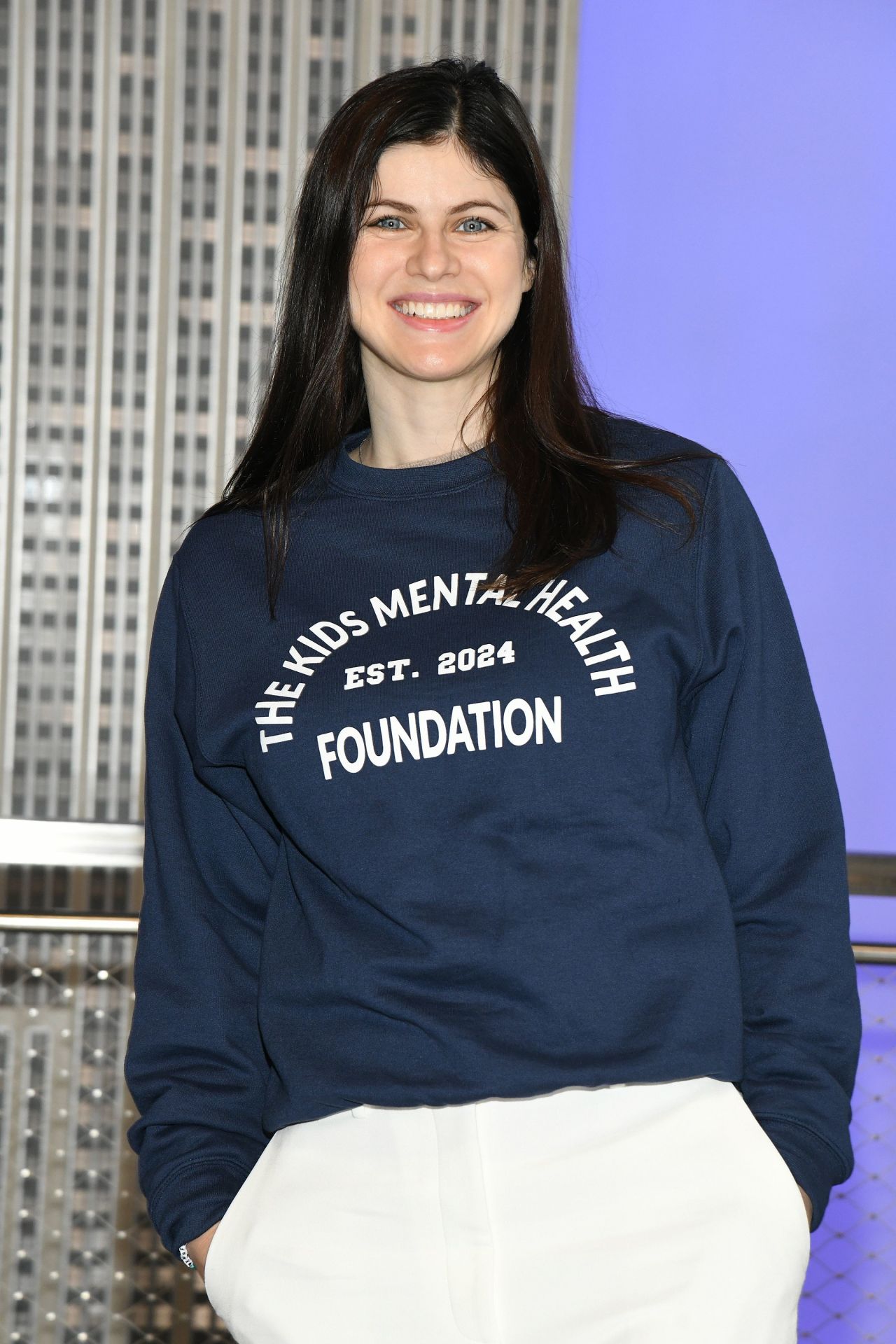 ALEXANDRA DADDARIO LIGHTS THE EMPIRE STATE BUILDING IN HONOR OF CHILDREN MENTAL HEALTH AWARENESS DAY14